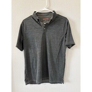 Hawke and Co - Sport Performance Short Sleeve Polo Shirt Gray Size Small